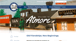 Desktop Screenshot of cityofatmore.com